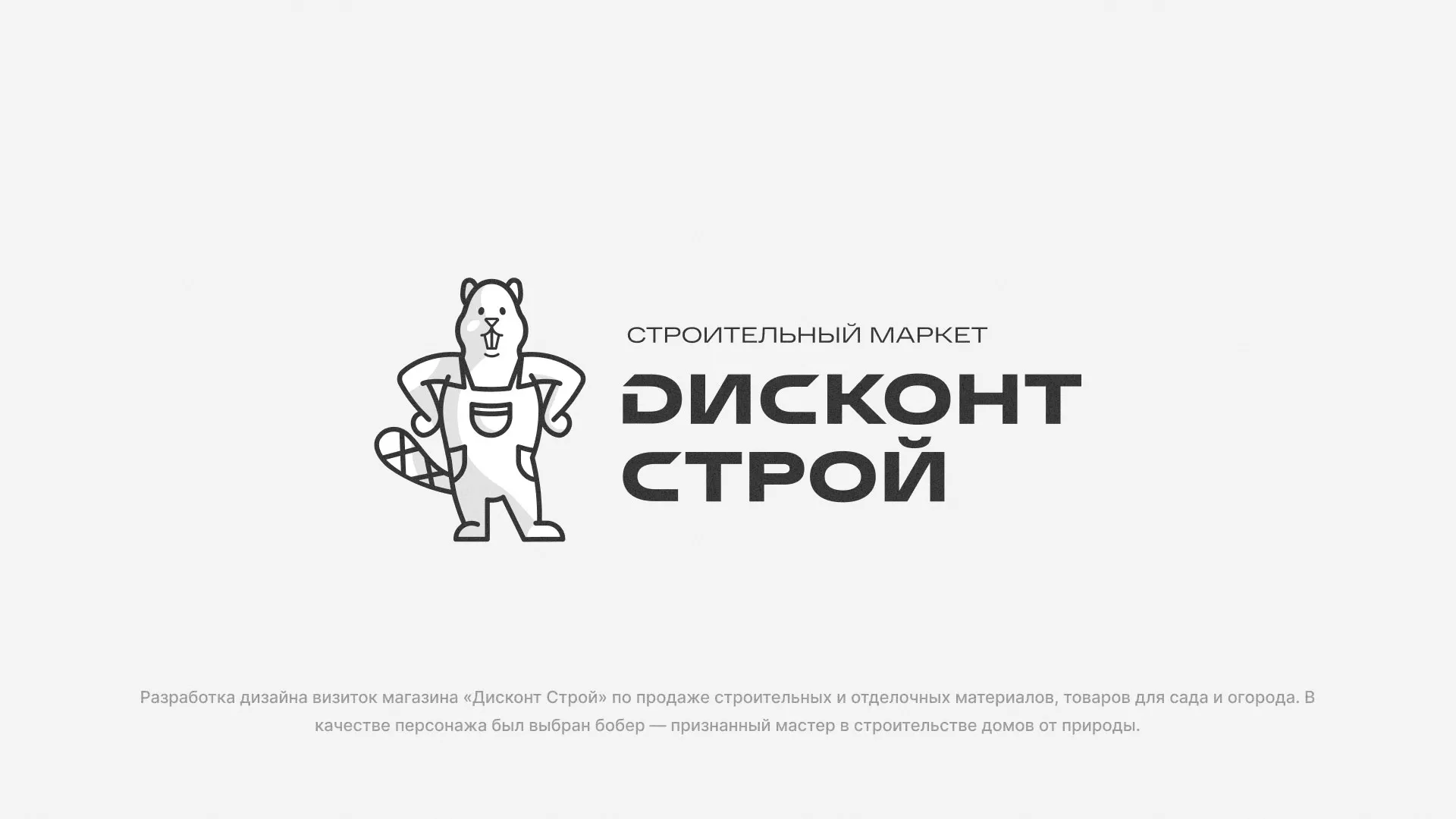 Разработка дизайна визиток магазина «Дисконт Строй» в Гатчине